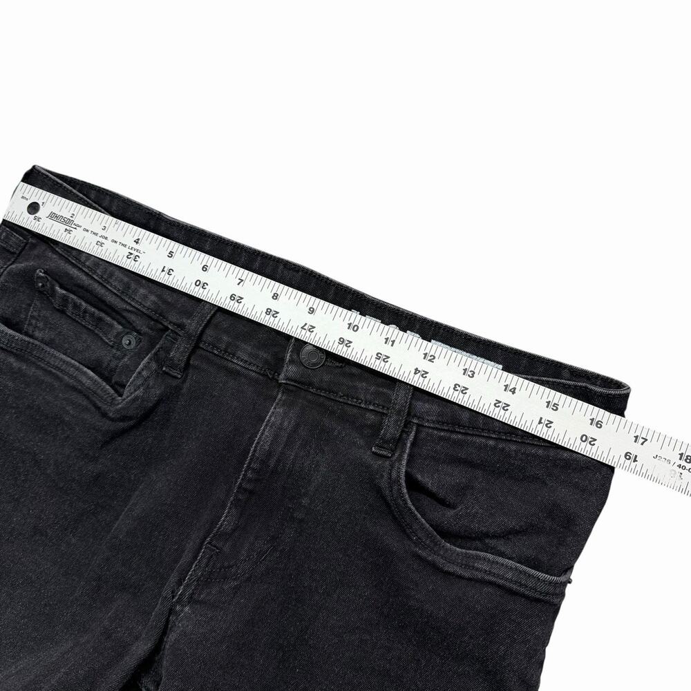 Izod Jeans Mens 32 x 28 Slim Taper Fit Denim Pants Black Stretchy - Picture 5 of 11